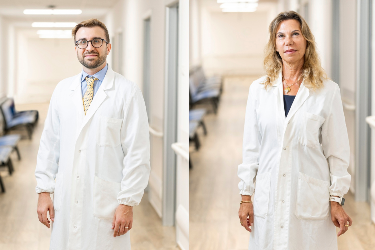 Dottor Matteo Manuelli e Prof.ssa Hellas Cena