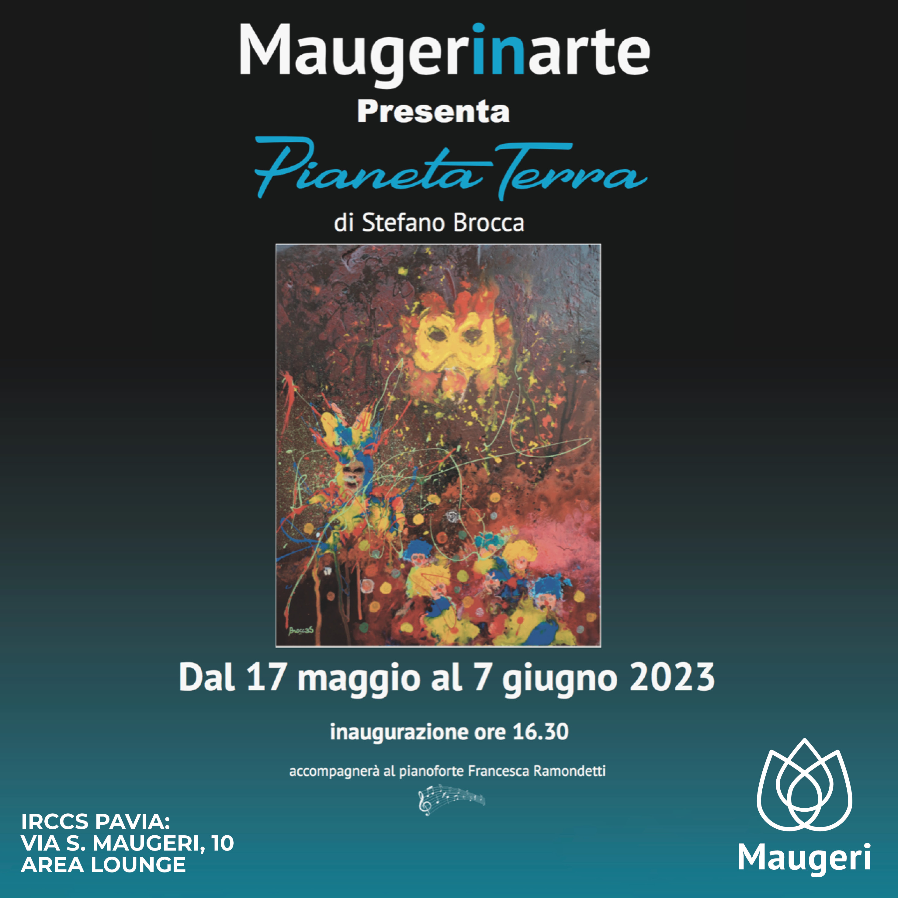 La prima locandina di Maugeri in Arte 2023